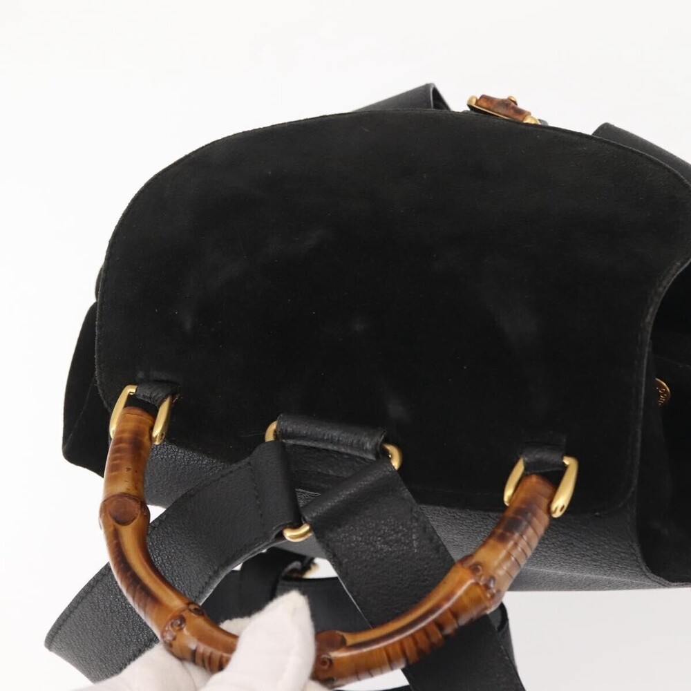Gucci Vintage Bamboo Suede Medium - Picture 8 of 16
